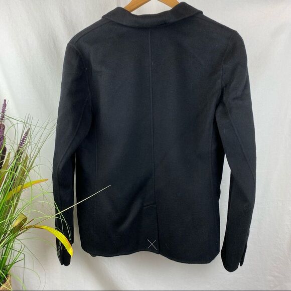 Talbots Black Wool Double Button Blazer Jacket 14 NEW - Picture 3 of 7